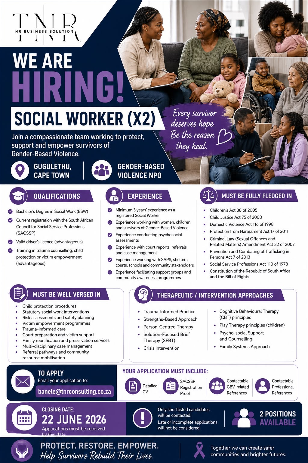 Social Workers Recruitment Poster